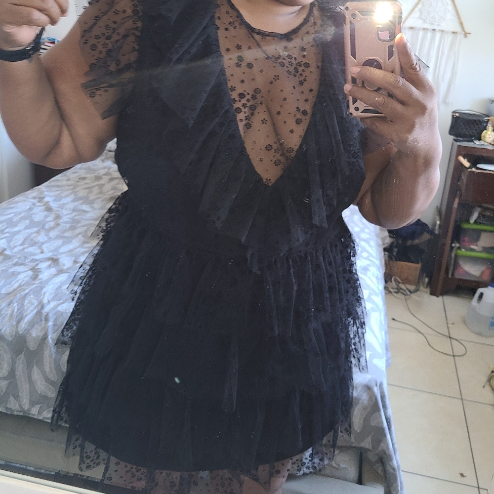 Black mini  dress